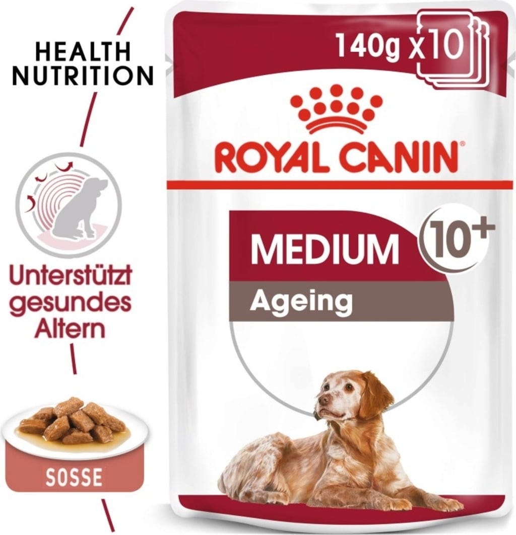 Royal Canin Medium Ageing in Soße 10x140 g - 1.400 g