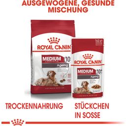 Royal Canin Medium Ageing 10+ szószban 10x140 g - 1.400 g