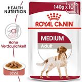 Royal Canin Medium Adult in Soße 10x140 g