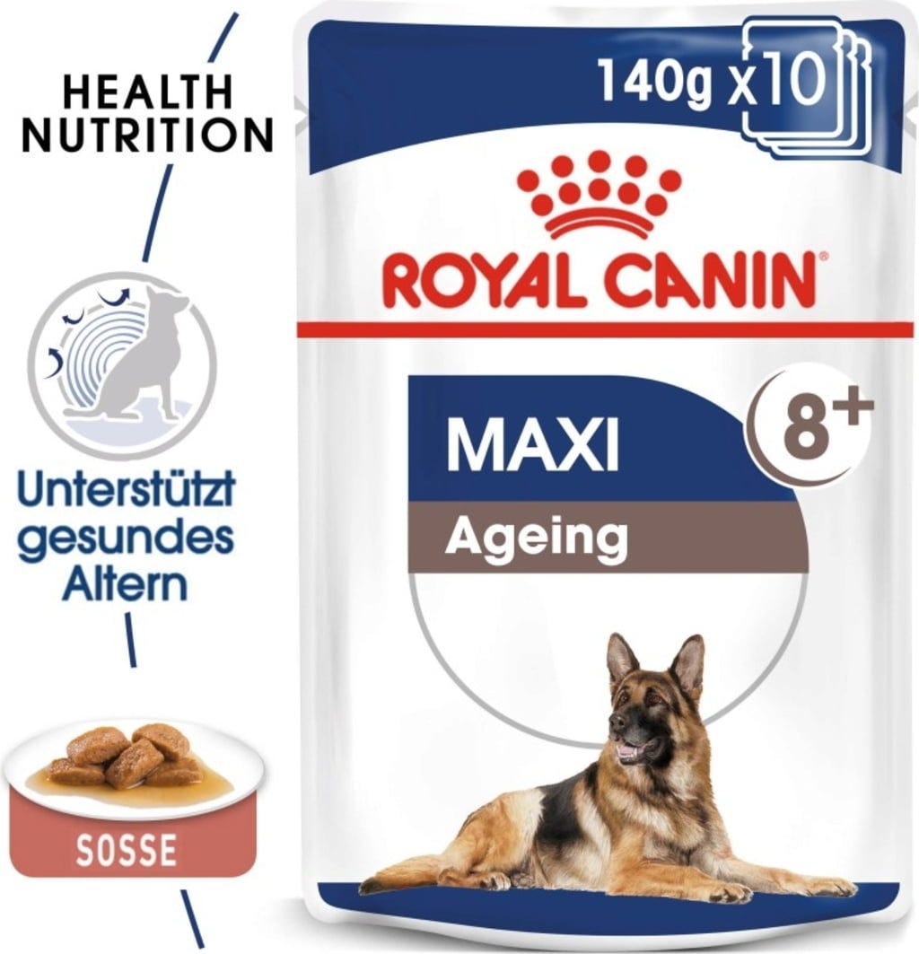Royal Canin Maxi Ageing in Soße 10x140 g - 1.400 g