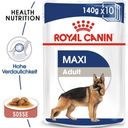 ROYAL CANIN Maxi Adult in Salsa 10x140 g - 1.400 g