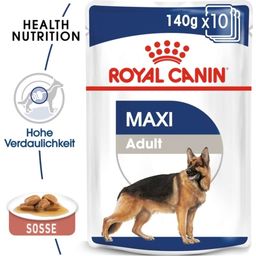 ROYAL CANIN Maxi Adult in Salsa 10x140 g - 1.400 g