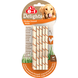 8in1 Delights Twisted Sticks 10 darab - 1 csomag