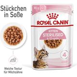 Royal Canin Kitten Sterilised in Soße 12x85g