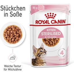 ROYAL CANIN Kitten Sterilised in Salsa 12x85 g - 1.020 g