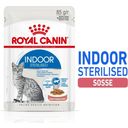 Mačja hrana Indoor Sterilised v omaki, 12 x 85 g - 1.020 g