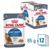 Mokra mačja hrana Light Weight Care v želeju, 12 x 85 g