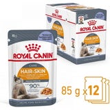 ROYAL CANIN Hair & Skin in Gelatina 12x85 g