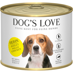 DOG'S LOVE Hunde Nassfutter ADULT HUHN - 200 g