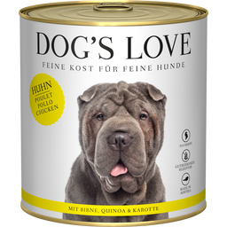 DOG'S LOVE Hunde Nassfutter ADULT HUHN - 800 g