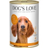 DOG'S LOVE Cibo Umido per Cani - ADULT, TACCHINO