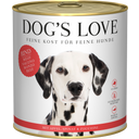 DOG'S LOVE Cibo per Cani - Manzo Classico - 800 g