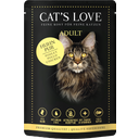 CAT's LOVE Cibo Umido al Pollo per Gatti - 85 g