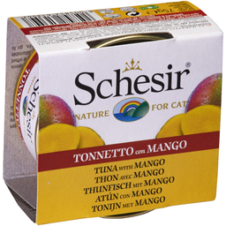 Schesir Cibo Umido in Lattina da 75 g - Tonnetto con Mango
