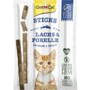 GimCat Sticks - losos in postrv, 4 kosi