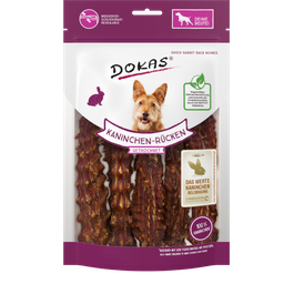 Dokas Dorsi di Coniglio per Cani - 120 g