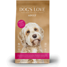 DOG'S LOVE Száraz kutyatáp - Ló - 2 kg