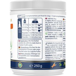 V-POINT ARTHRO Plus zeliščni prah za pse - 250 g