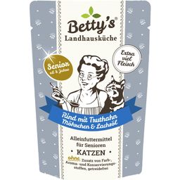 Senior Frischebeutel Rind mit Truthahn, Möhrchen & Lachsöl - 100 g