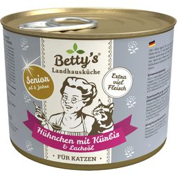 Betty's Landhausküche Senior Hühnchen mit Kürbis & Lachsöl - 200 g