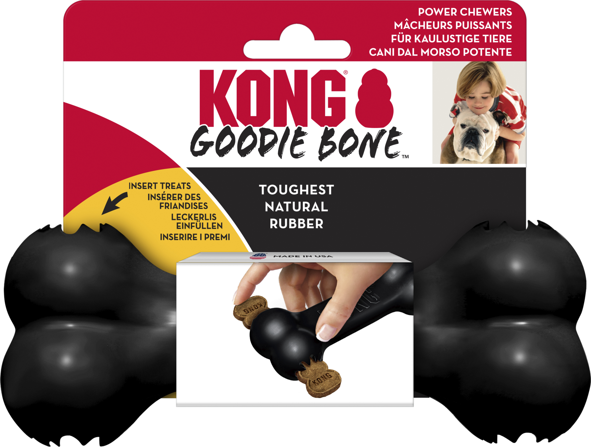 Hundespielzeug KONG Extreme Goodie Bone M - 1 Stk