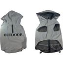 Cappotto per Cani 'hi vis sporty' - Grigio - XS - 30 cm