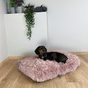 Duvoplus Letto Rettangolare per Cani Snug - Rosa - S