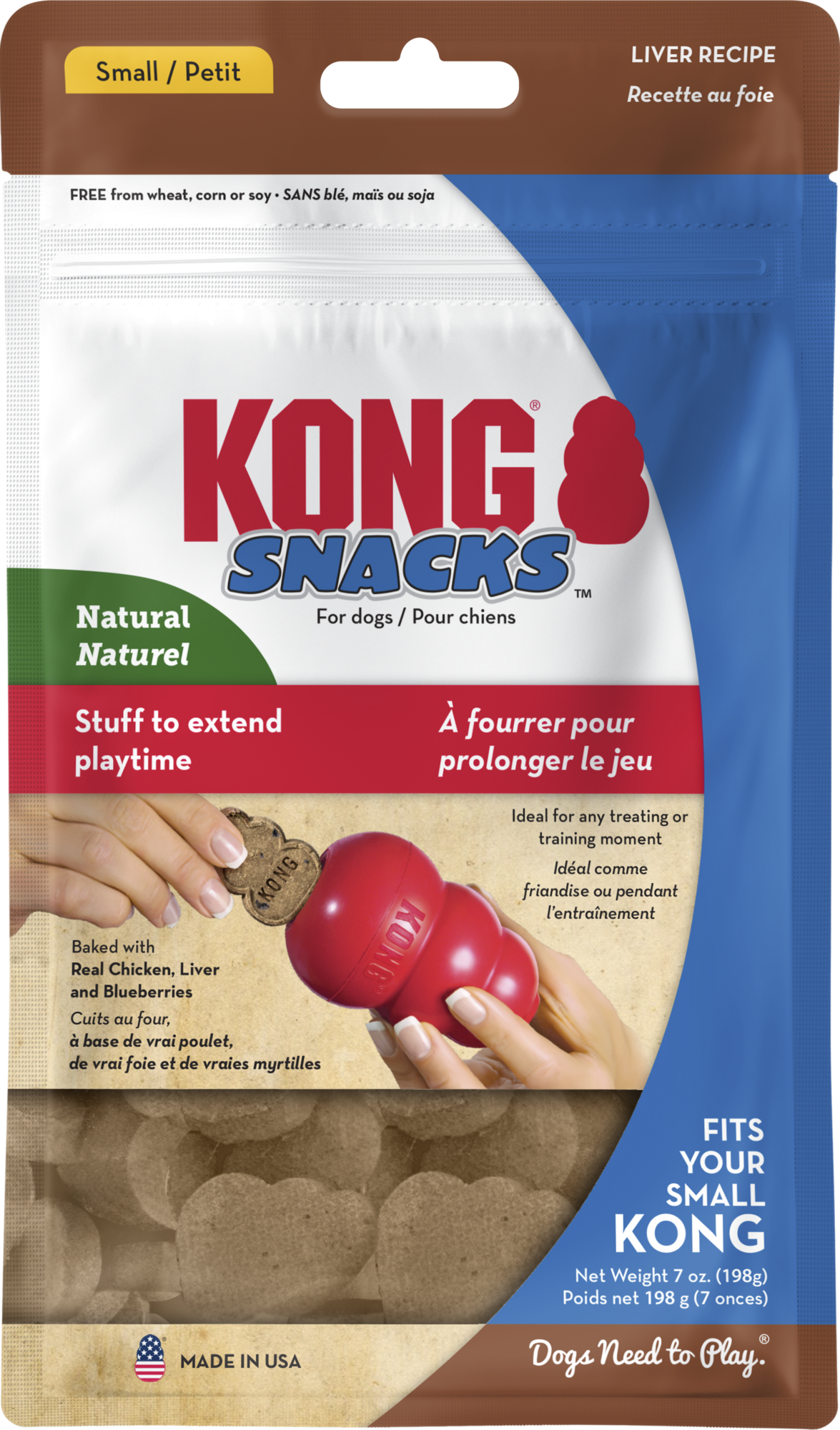 Hundesnack KONG Snacks Liver, Small (198 g)