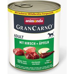 GranCarno Adult - Lattina con Cervo + Mele - 400 g