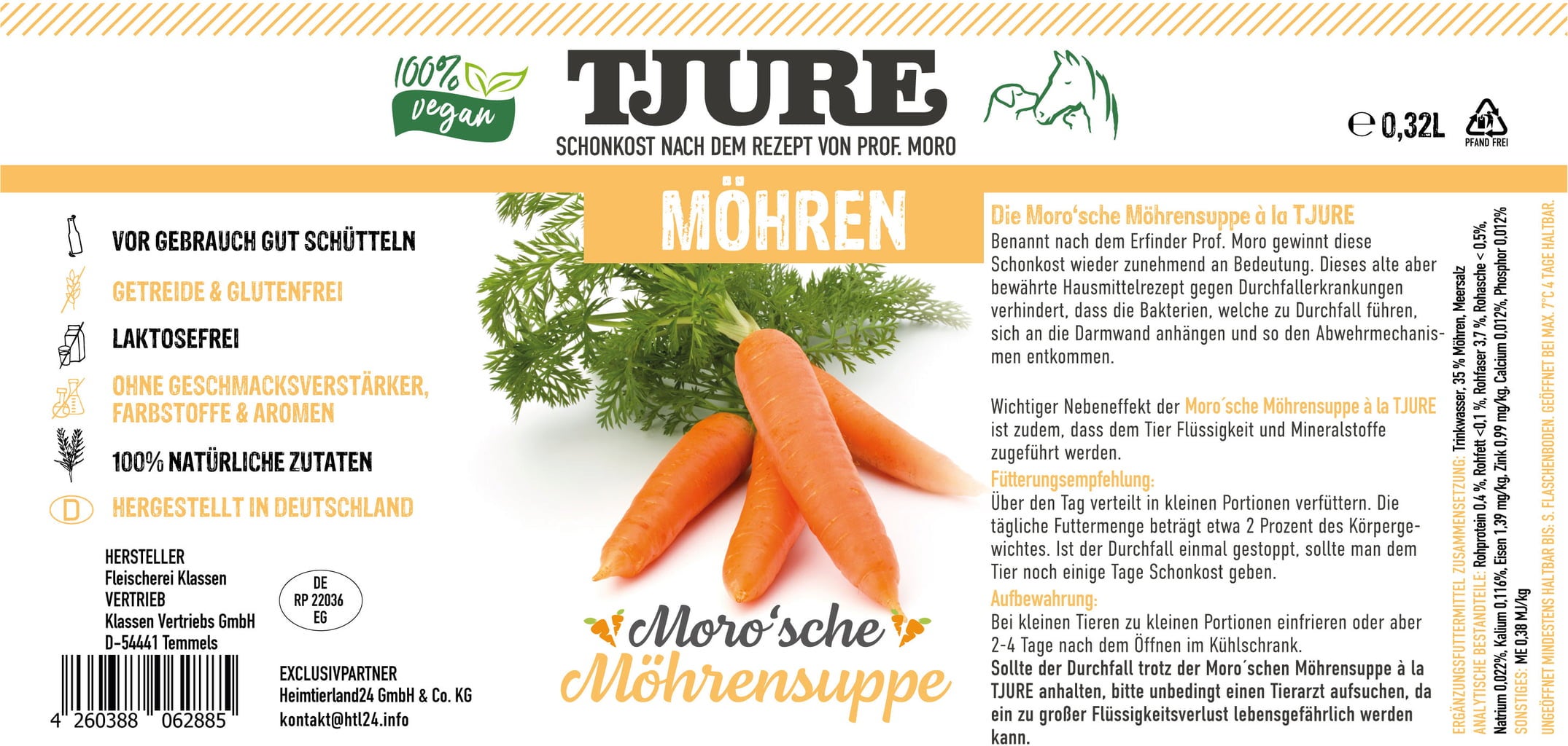 Tjure Moro´sche Möhrensuppe - 320 ml