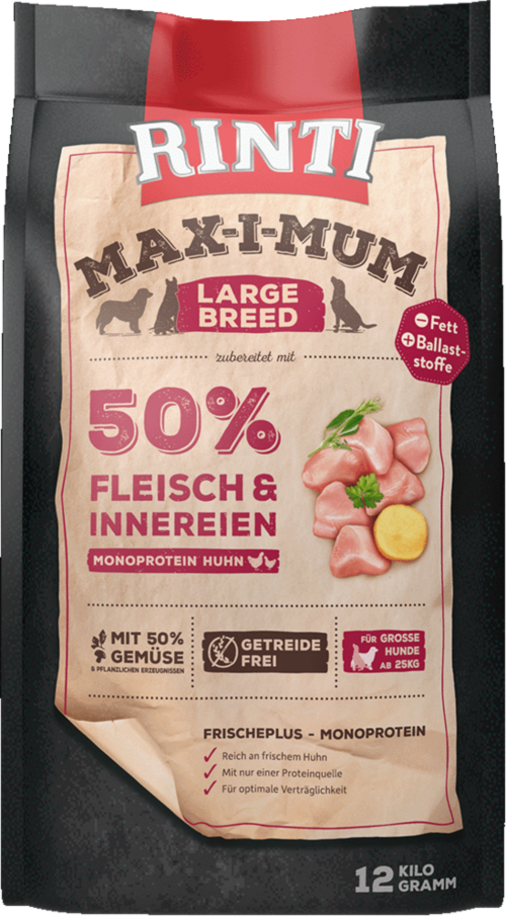 Rinti Max-i-Mum Large Breed Huhn - 12 kg