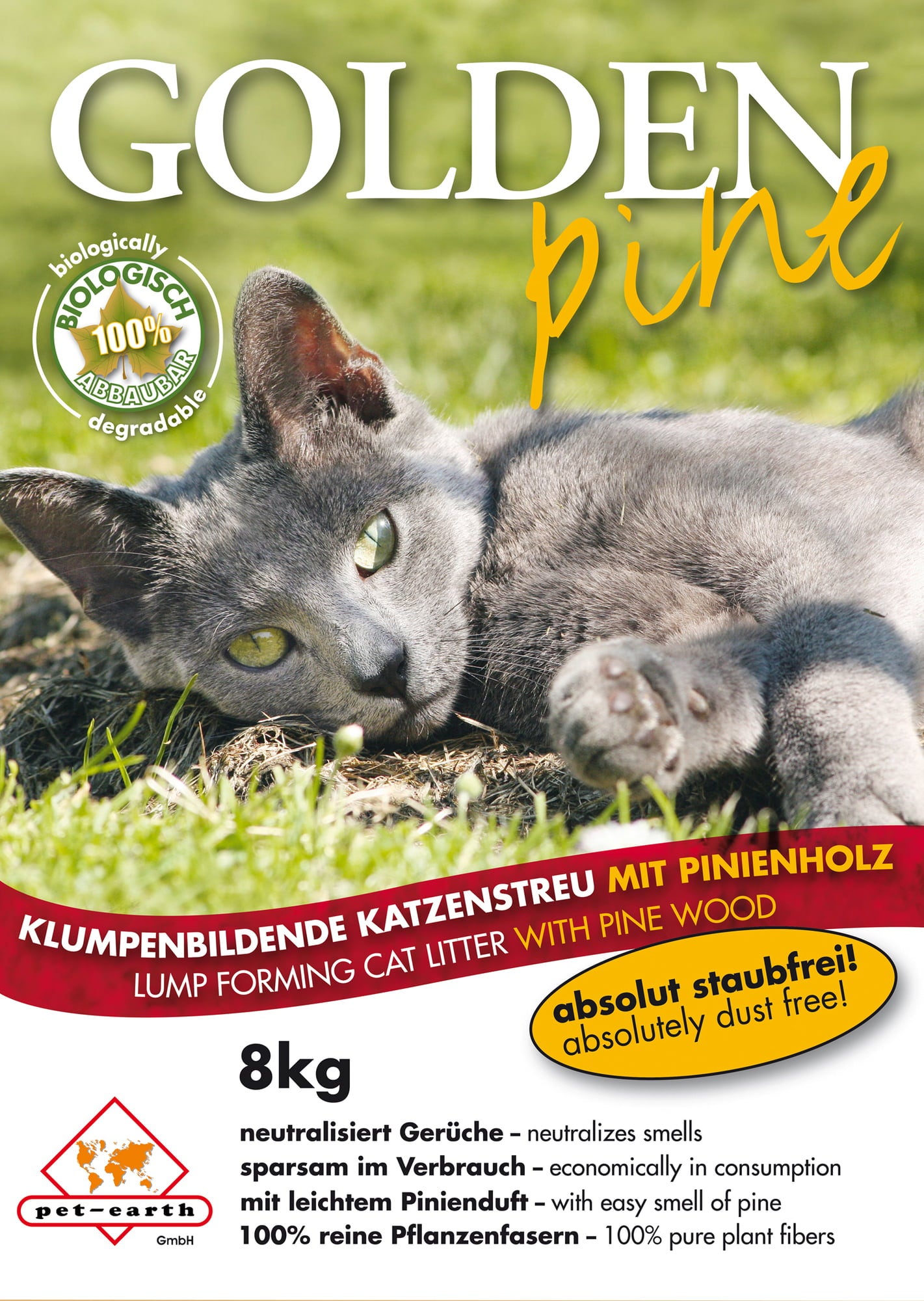 Golden Pine Katzenstreu - 8 kg