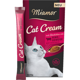 Cat Cream - Crema di Manzo e Verdure 5x15g - 75 g