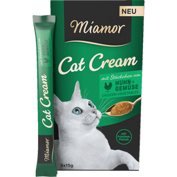 Miamor Cat Cream  - Csirke és zöldség 5x15g - 75 g
