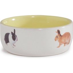 beeztees Ciotola in Ceramica per Conigli - Giallo