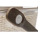 Curver Petlife Trasportino Effetto Rattan, Bianco - 1 pz.