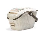 Curver Petlife Transportbox Rattanoptik Weiss - 1 Stk