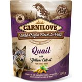 Carnilove Wild-Origin Pieces in Paté Quail - Adult