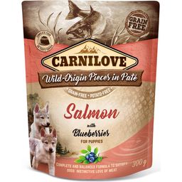 Wild-Origin Pieces in Paté Salmon - Puppies - 300 g