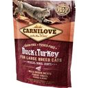 Trockenfutter Duck & Turkey - Large Breed Cats - 400 g