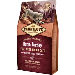 Trockenfutter Duck & Turkey - Large Breed Cats - 2 kg