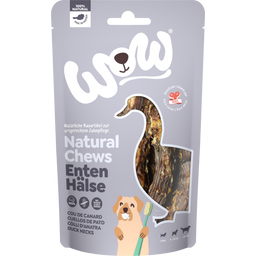 WOW Natural Chews Entenhälse - 250 g