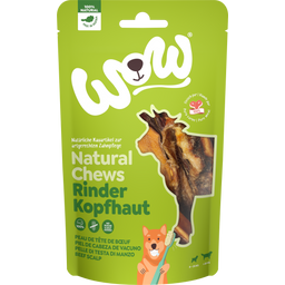 WOW Natural Chews - Pelle di Testa di Manzo - 350 g