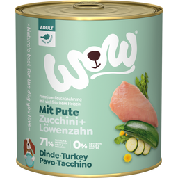WOW ADULT mit Pute, Zucchini + Löwenzahn - 800 g