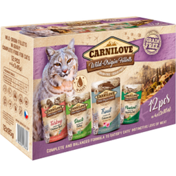 Carnilove Wild-Origin Fillets 'Mixpack' - 4 vrste - 12x85g