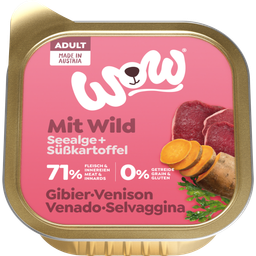 WOW ADULT mit Wild, Seealge + Süßkartoffel - 150 g