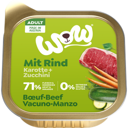 WOW ADULT - Manzo, Carota + Zucchine - 150 g