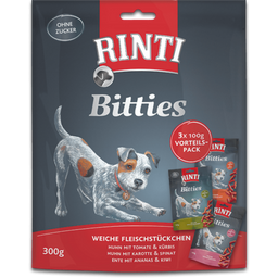 Rinti Bitties Snack Multipack, 3 x 100 g - 300 g