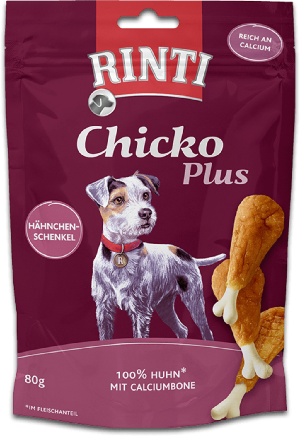 Chicko Plus 80g, Hähnchenschenkel (80 g)