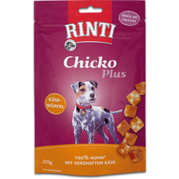 Rinti Chicko Plus 225g - Käsewürfel Huhn